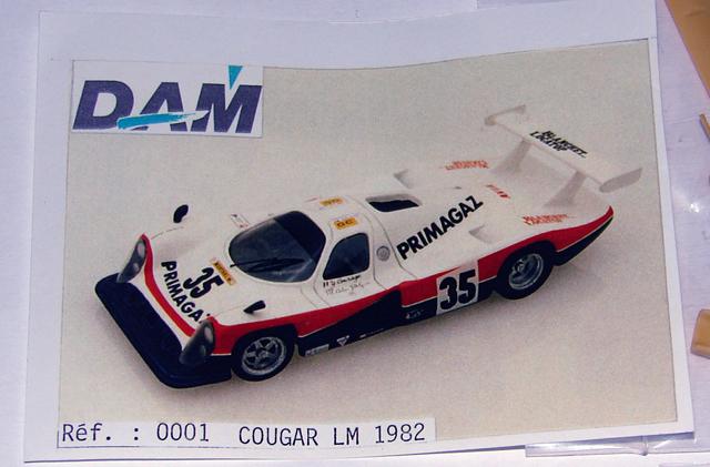 1983 Cougar C01 n°13 Courage - De Cadenet - Dubois Le Mans S9500 Spark