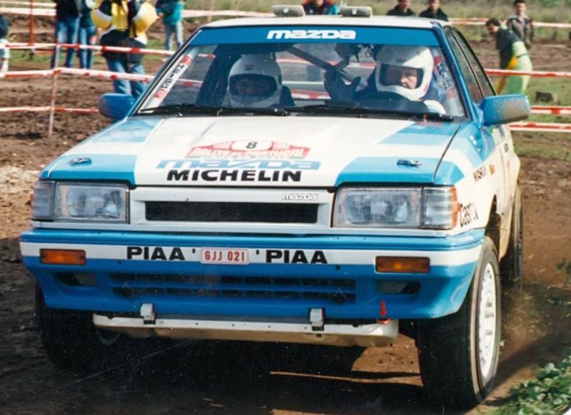 Modèle Réduit Mazda 323 N°16 Mazda Rally Team Europe Rallye Monte Carlo 1986 A Warmbold Biche