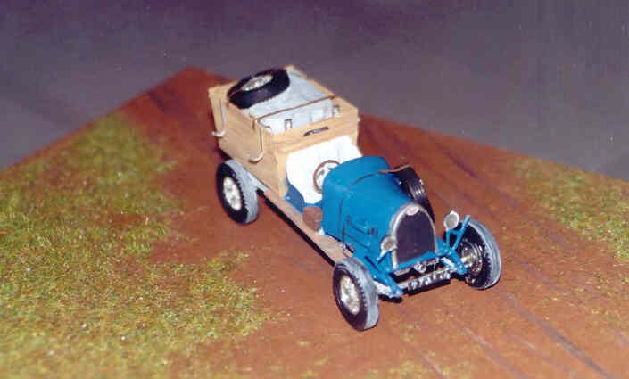 Héco Modelos Kit Montado SB 1/43 - Bugatti Tipo 40 Loiseau Raid Sahara