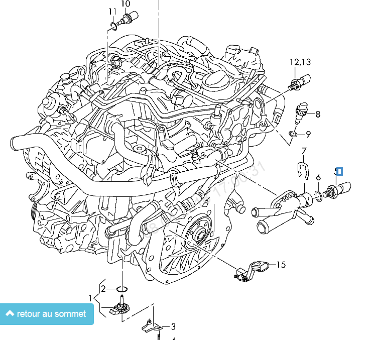 Aiguille de temperature moteur qui monte et descend Audi Mécanique — free download