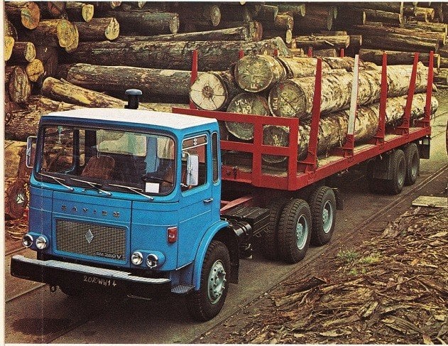 Clairbois Grand Camion Unic Izoard Plastique Bleu et Benne Bois