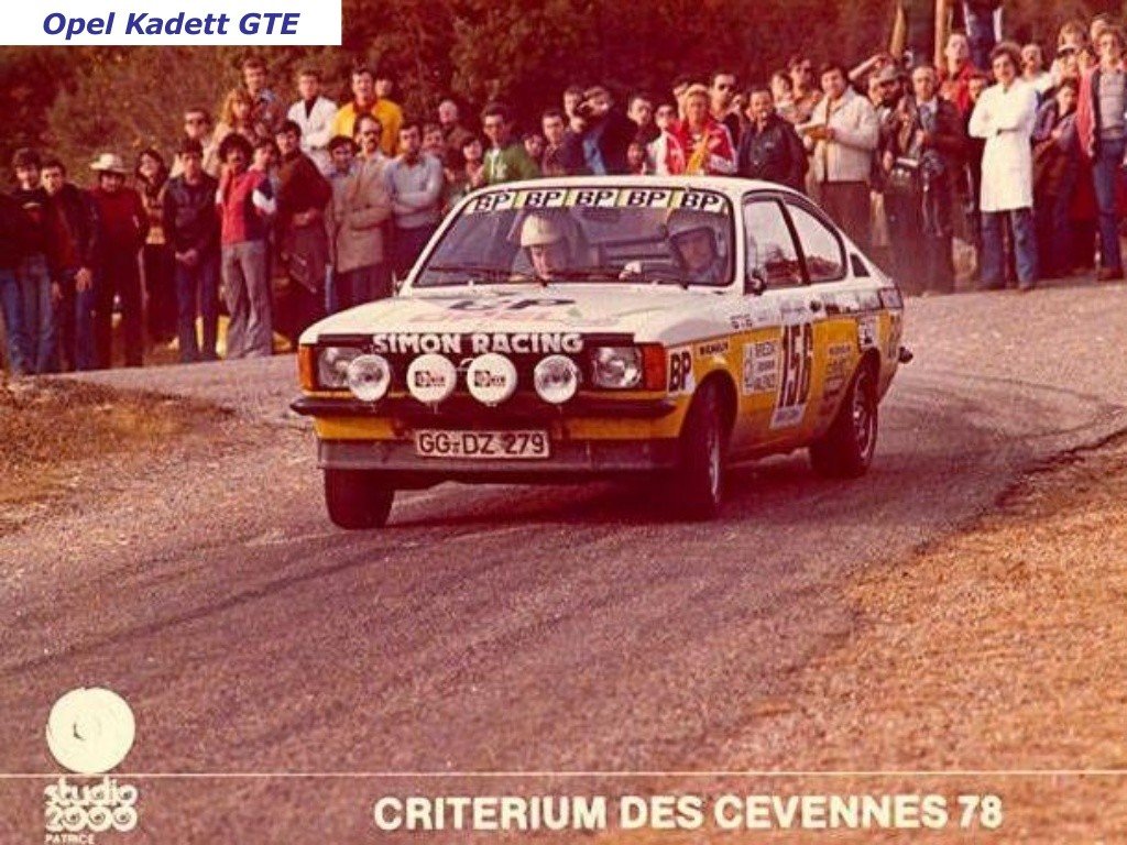 critérium des cévennes 1978 - opel kadett Simon Racing - Albums ...