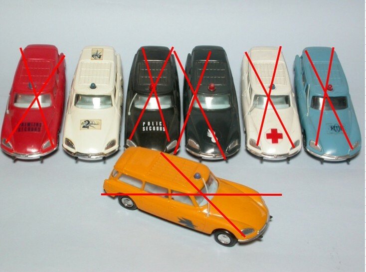 Pare choc arrière AR Citroën DS break injectaplastic