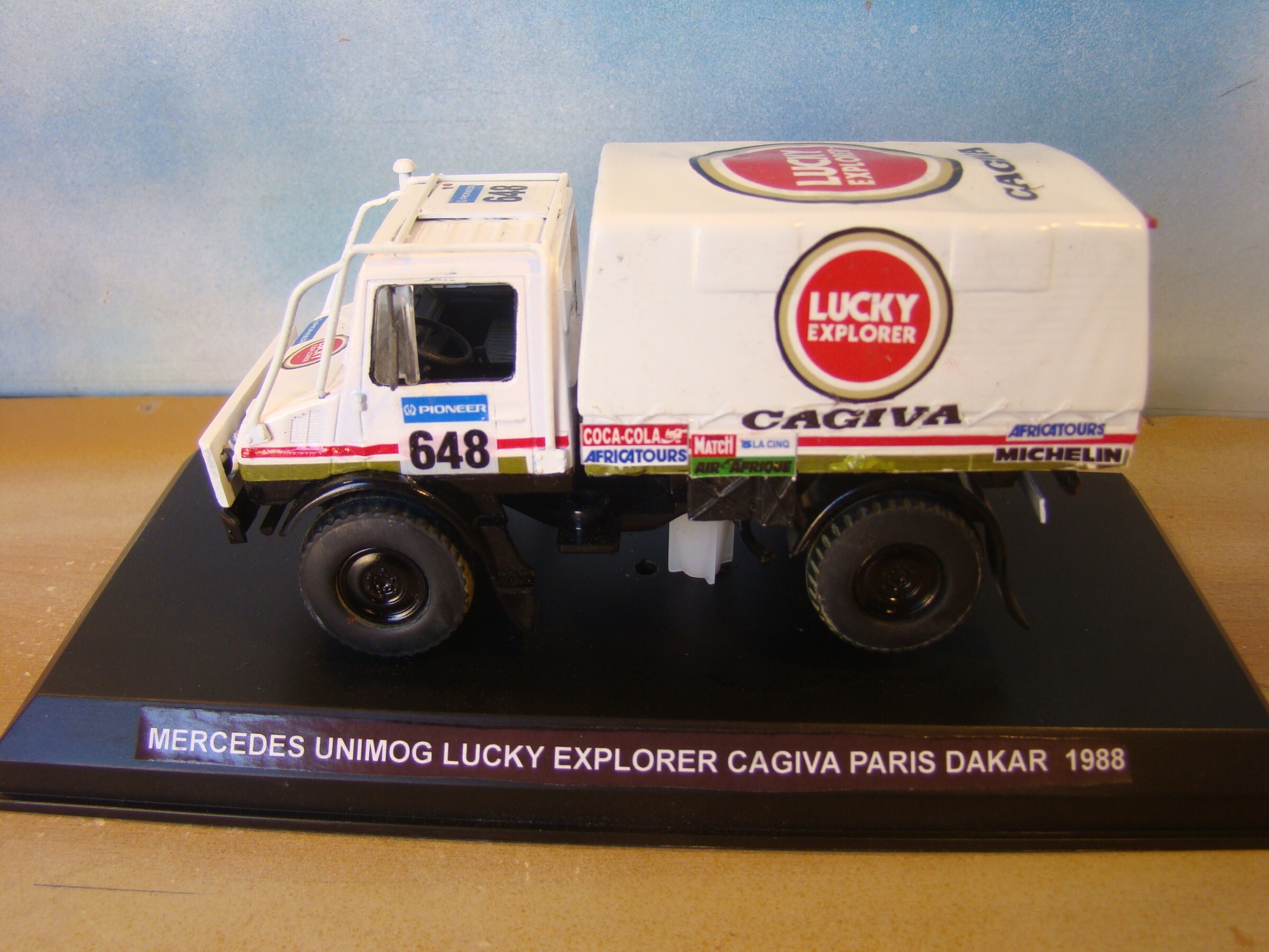 CAMION MERCEDES-UNIMOG N°503 DU RALLYE PARIS-DAKAR 1984 1/43ème EUR 28,90 - FR
