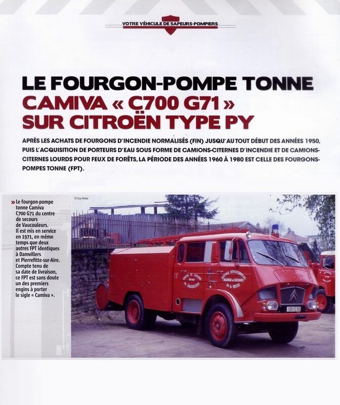 Citroën Type H Service Incendie Cofradis, échelle 1/43, édition Limitée 1200 Ex (COF005) - Neuve
