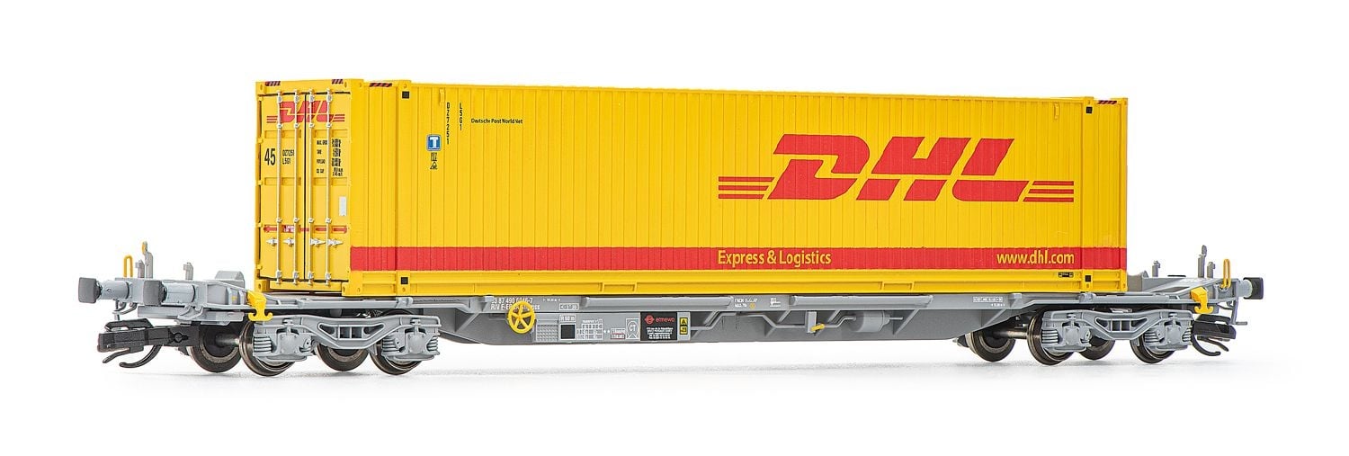 ARNOLD RAPIDO lot de 4 wagons marchandises + boite réf: 0424 0445 0442 0446