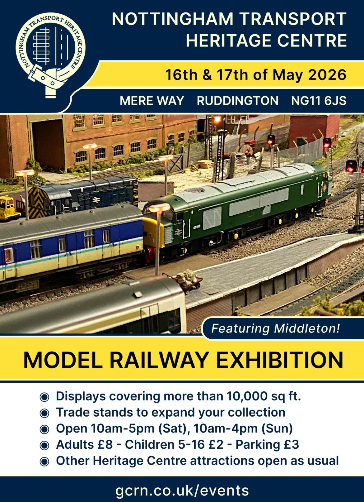 Nottingham Transport Heritage Centre Model Railway Exhibition